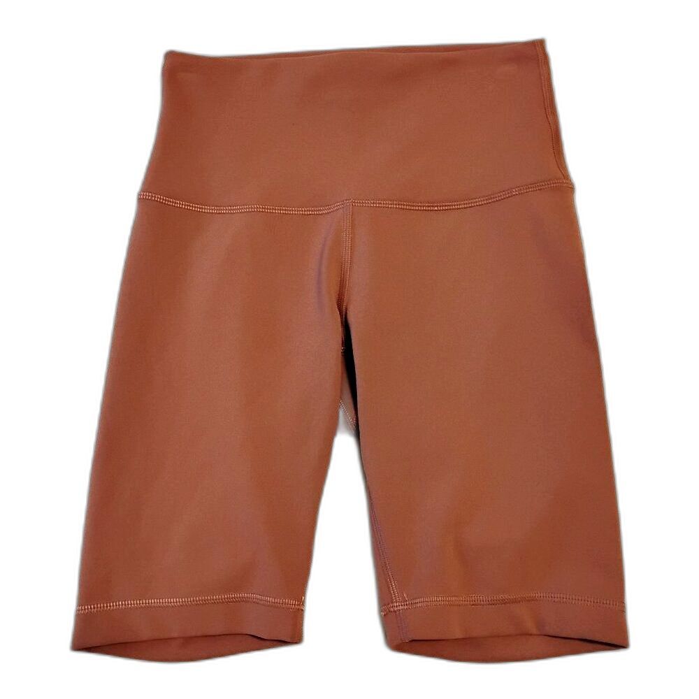 Lululemon Wunder Train High Rise Short 8" Size 4 Spiced Chai